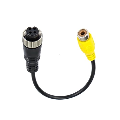 Auto Rückfahrkamera 4-poliger Head-Stecker/Buchse Auf RCA AV/Buchse DC Mehrfachkabel-Steckeradapter-Konverter Für Den Rückfahrkamera-Monitor Im Auto Rückfahrkameras(4PinM-RCAW) von CAIDIS