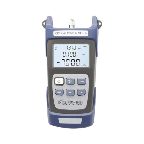 Optischer Netzwerktest NJ233 Hochpräzises Optisches Leistungsmessgerät, FTTH-Glasfaser-Bauwerkzeuge, -70–+10 DBm Und -50–+26 DBm, FTTH-Faser-Tester OPM Leicht zu tragen(B) von CAINV