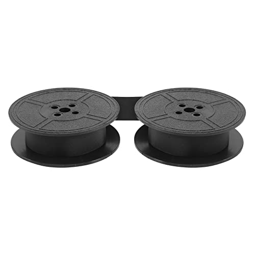 CAIONPLE 1Pack Schreibmaschine Farbe Band Twin Spool Schreibmaschine Farbband Doppel Spule Färben Pack Tinte Teil für die Meisten Schreibmaschinen (Schwarz) von CAIONPLE