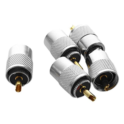 CAIONPLE 5 StÜCk UHF PL259 Stecker Lötanschluss FÜR RG8 von CAIONPLE