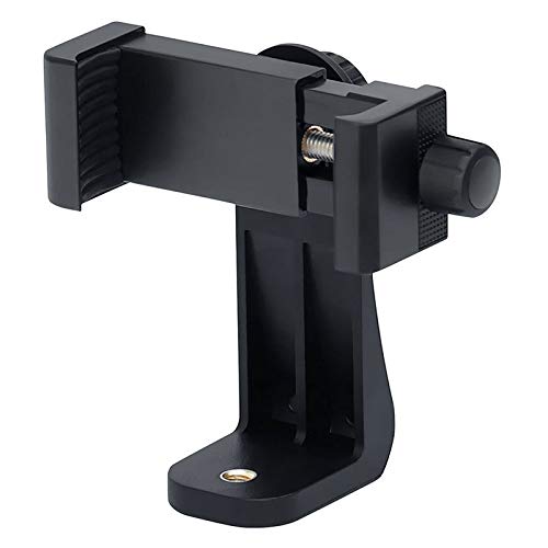 CAIONPLE Telefon Halter/Vertikaler und Horizontaler Stativ Adapter Drehbare Halterung mit 1/4 Schrauben Loch/Verstellbarem Clip von CAIONPLE