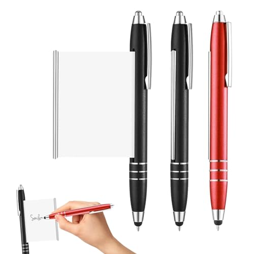 3 Stück Kugelschreiber Set Spickzettel Stift - Hochwertiges Metall - Exquisites und elegantes Erscheinungsbild - Reibungsloses Schreiben - Praktisch und praktisch von CAISYE