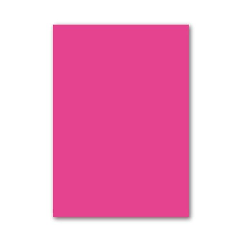230GSM A4 Kartonpapier - 10 -Farben-Sortiment/Einzelfarben für DIY-Kunsthandwerk,Origami,Scrapbooking|Farbiges Kunstpapier für Schulprojekte,Papierschnitt,Fuchsie,3 Pack (20 Blätter/Pack) von CAKERS