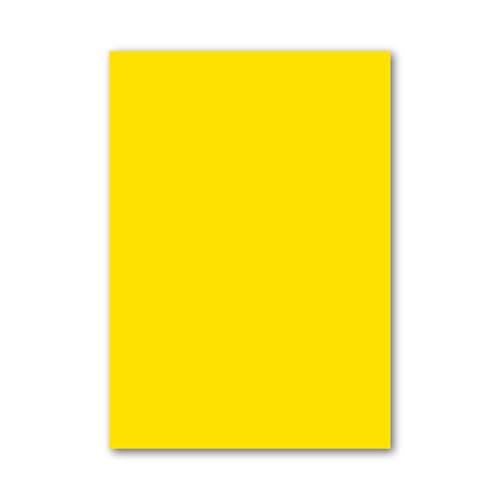 230GSM A4 Kartonpapier - 10 -Farben-Sortiment/Einzelfarben für DIY-Kunsthandwerk,Origami,Scrapbooking|Farbiges Kunstpapier für Schulprojekte,Papierschnitt,Gelb,3 Pack (20 Blätter/Pack) von CAKERS