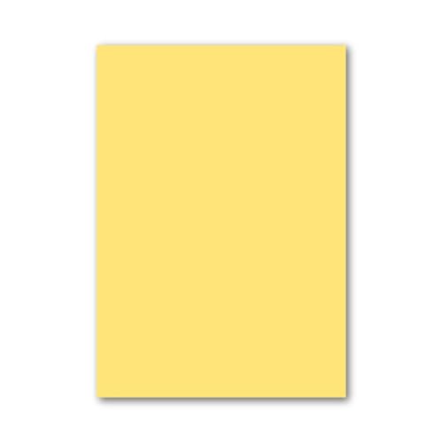 230GSM A4 Kartonpapier - 10 -Farben-Sortiment/Einzelfarben für DIY-Kunsthandwerk,Origami,Scrapbooking|Farbiges Kunstpapier für Schulprojekte,Papierschnitt,Hellgelb,3 Pack (20 Blätter/Pack) von CAKERS