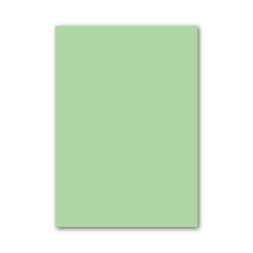 230GSM A4 Kartonpapier - 10 -Farben-Sortiment/Einzelfarben für DIY-Kunsthandwerk,Origami,Scrapbooking|Farbiges Kunstpapier für Schulprojekte,Papierschnitt,Hellgrün,5 Pack (20 Blätter/Pack) von CAKERS