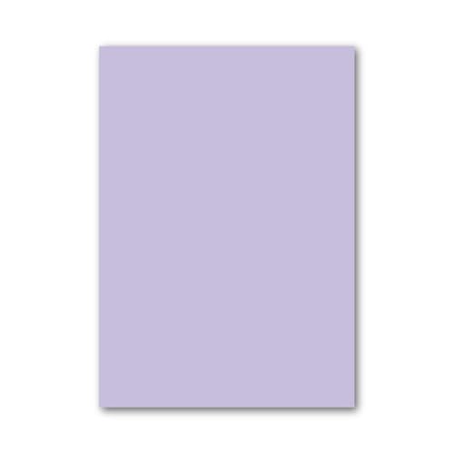230GSM A4 Kartonpapier - 10 -Farben-Sortiment/Einzelfarben für DIY-Kunsthandwerk,Origami,Scrapbooking|Farbiges Kunstpapier für Schulprojekte,Papierschnitt,Hellviolett,1 Pack (20 Blätter/Pack) von CAKERS