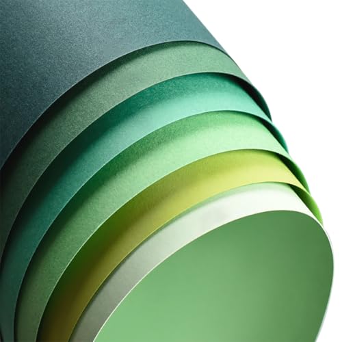 230GSM Green Shades Karton Zum Handwerk - Waldthema Nature -inspiriertes Scrapbooking -Papier, DIY -Hintergrundpapier Für Kunstprojekte, Foto -Hintergrund,Gemischte Farben,4K (18 Blatt) von CAKERS