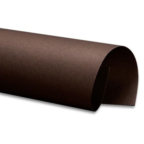250GSM Brown Cardstock Paper Sheets - Mehrzweck-Kulissen|Kunsthandwerkspapier Ideal Für Hintergrundausstellungen, Handzeichnung, 3D -Papierskulpturen,Schulprojekte,Kaffee,8K (25 Blatt) von CAKERS