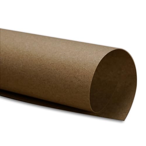 250GSM Brown Cardstock Paper Sheets - Mehrzweck-Kulissen|Kunsthandwerkspapier Ideal Für Hintergrundausstellungen, Handzeichnung, 3D -Papierskulpturen,Schulprojekte,Kaffeebraun,Vollblatt (5 Blatt) von CAKERS