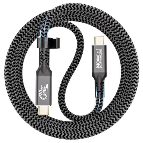 CAKOBLE USB C Kabel 2m,240W USB C 3.2 Gen2 Kabel 20 Gbps Ladekabel USB C, USB C Monitor 4K@60Hz Kompatibilität Thunderbolt 4 Kabel für i-Phone 15, MacBook iPad Pro, Samsung S24/S22 CAKOBLE USB C Kabel 2m,240W USB C 3.2 Gen2 Kabel 20 Gbps Ladekabel USB C, USB C Monitor 4K@60Hz Kompatibilität Thunderbolt 4 Kabel für i-Phone 15, MacBook iPad Pro, Samsung S24/S22 von CAKOBLE