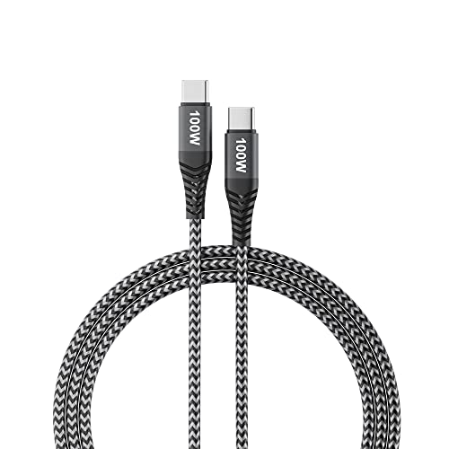 CAKOBLE USB C Kabel auf USB C, [1 Pieces/2M], 100W 20V/5A PD QC 3.0 USB C Kabel Schnellladekabel for MacBook, Samsung Galaxy S22/S21/S20, iPad Pro, Xiaomi,Huawei… von CAKOBLE