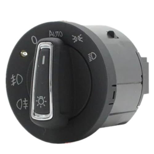 Lichtschalter Scheinwerfer Kompatibel Mit VW Für Golf 7 2012 2013 2014 2015 2016 2017 2018 2019 2020 2021 Scheinwerfer-Automatikschalter Autolicht-Scheinwerferschalter von CAKYSE