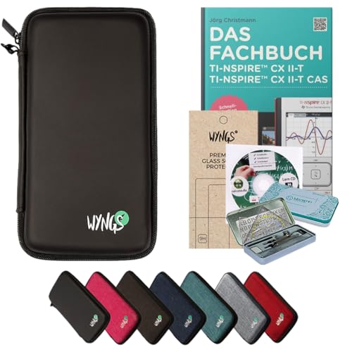 CALCUSO Zubehör Streberpaket Schwarz kompatibel für Grafikrechner TI Nspire CX II-T/CX II-T CAS von CALCUSO