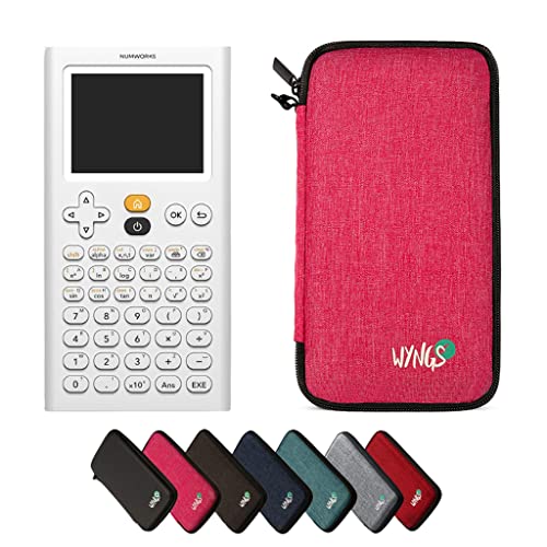 NumWorks inklusive Schutztasche von WYNGS in Pink - Basic Set von CALCUSO