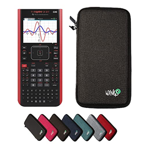 CALCUSO Sparpaket: TI Nspire CX II-T CAS Grafikrechner + WYNGS Schutztasche dunkelgrau + Erweiterte Garantie von CALCUSO von CALCUSO