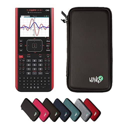 CALCUSO Sparpaket: TI Nspire CX II-T CAS Grafikrechner + WYNGS Schutztasche schwarz + Erweiterte Garantie von CALCUSO von CALCUSO