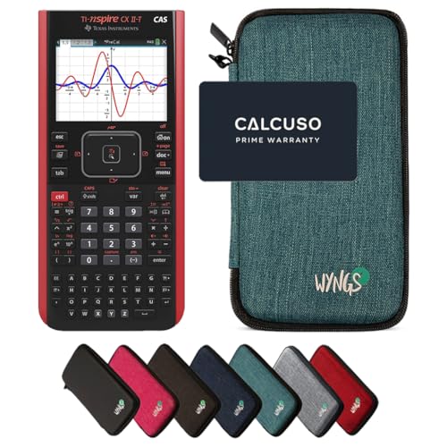 TI-Nspire CX II-T CAS inklusive Schutztasche von WYNGS in Türkis - Basic Set von CALCUSO