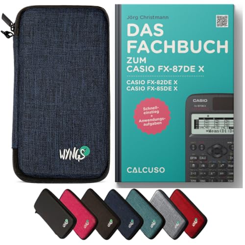 CALCUSO Zubehör Standardpaket Blau kompatibel für Taschenrechner Casio FX-82DE X von CALCUSO