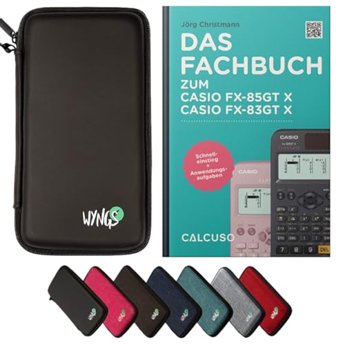 CALCUSO Zubehör Standardpaket Schwarz kompatibel für Taschenrechner Casio FX-83GT X von CALCUSO