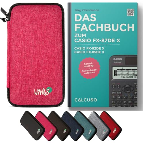 CALCUSO Zubehör Standardpaket Pink kompatibel für Taschenrechner Casio FX-87DE X von CALCUSO