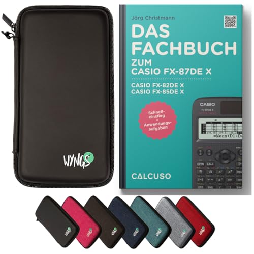 CALCUSO Zubehör Standardpaket Schwarz kompatibel für Taschenrechner Casio FX-87DE X von CALCUSO