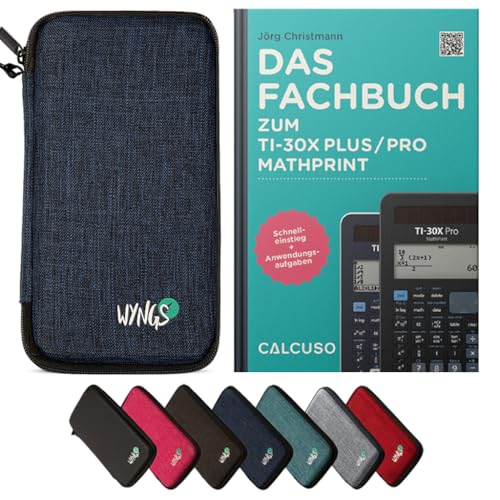 CALCUSO Zubehör Standardpaket Blau kompatibel für Taschenrechner TI-30X Plus/Pro Mathprint von CALCUSO