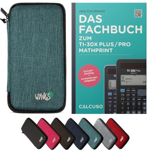 CALCUSO Zubehör Standardpaket Türkis kompatibel für Taschenrechner TI-30X Plus/Pro Mathprint von CALCUSO