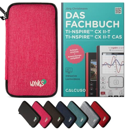 CALCUSO Zubehör Standardpaket Pink kompatibel für Grafikrechner TI Nspire CX II-T/CX II-T CAS (Deutsch) von CALCUSO