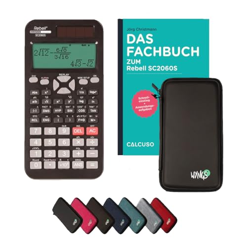 CALCUSO Standardpaket Schwarz mit Taschenrechner Rebell SC 2060S von CALCUSO