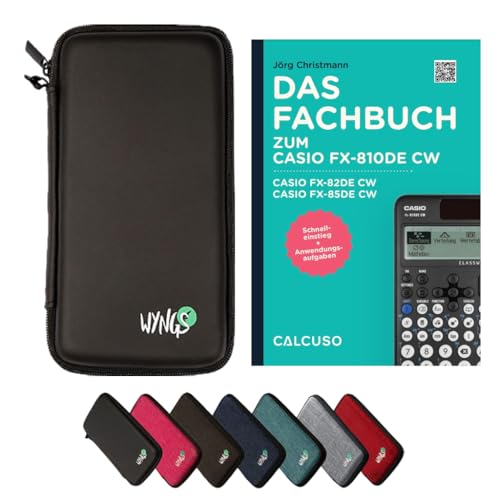 CALCUSO Zubehör Standardpaket schwarz kompatibel mit Taschenrechner Casio FX-810DE CW von CALCUSO