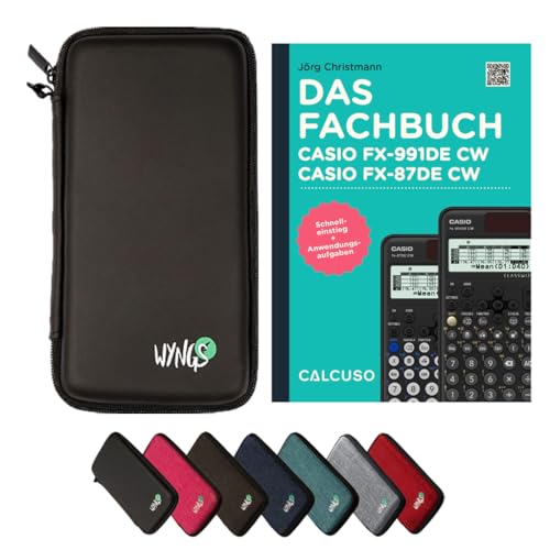 CALCUSO Zubehör Standardpaket schwarz kompatibel mit Taschenrechner Casio FX-87DE CW von CALCUSO