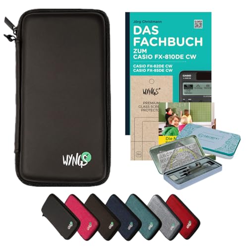 CALCUSO Zubehör Streberpaket schwarz kompatibel mit Taschenrechner Casio FX-810DE CW von CALCUSO