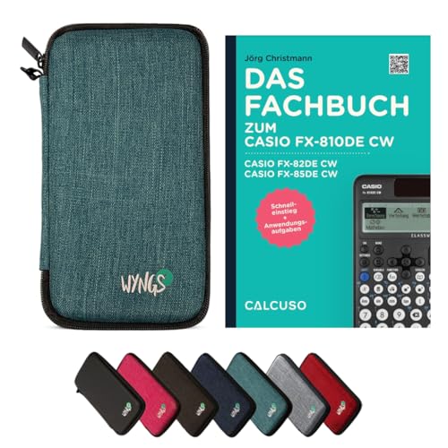 CALCUSO Zubehör Standardpaket Türkis kompatibel für Taschenrechner Casio FX-810DE CW von CALCUSO
