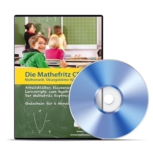 Die Mathefritz CD für Gymnasien, Gesamtschulen, Realschulen für die Klassen 5-10 (PC+MAC+Linux) von CALCUSO