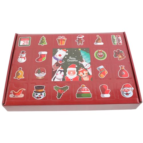 CALLARON Box Weihnachtsdekorationen Schleife DIY Weihnachts Adventskalender Adventskalender Benutzerdefinierte Kleine Weihnachts Adventsornamente Lustiger Weihnachts DIY Countdown von CALLARON
