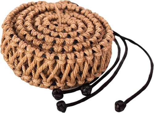 Handpan Dekoration Rattan Rope, handgefertigtes geflochtenes Hanfseil für 21 Zoll-25 Zoll Handpan Stahlzunge Trommel, Schutzpuffer, Lärm beseitigen Handpan Dekoration Rattan Rope, handgefertigtes geflochtenes Hanfseil für 21 Zoll-25 Zoll Handpan Stahlzunge Trommel, Schutzpuffer, Lärm beseitigen von CALLOVE