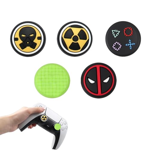 CALLYSONIC 5 Stück PS5 Controller Zubehör PS4 Zubehör Kompatibel mit PS4 und PS5, PS5 Controller Stick Aufsätze, Thumbstick Grip Caps Kompatibel mit PS4,PS5,Xbox One,Xbox Series CALLYSONIC 5 Stück PS5 Controller Zubehör PS4 Zubehör Kompatibel mit PS4 und PS5, PS5 Controller Stick Aufsätze, Thumbstick Grip Caps Kompatibel mit PS4,PS5,Xbox One,Xbox Series von CALLYSONIC