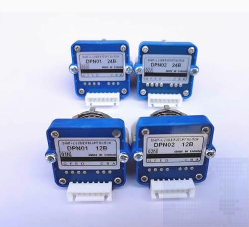 CALT DPN Serie Digitaler Bandschalter Digitaler Drehgeberschalter Mehrstellungs-CNC-Steuerungsschalter 01/02N 01/02J 12B/24B Betriebsartenschalter/Spindel/Schnellvervielfältigung Leistung (01J 24B) von CALT