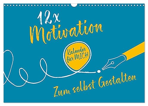 12 x Motivation - Bastelkalender (Wandkalender 2026 DIN A3 quer), CALVENDO Monatskalender von CALVENDO