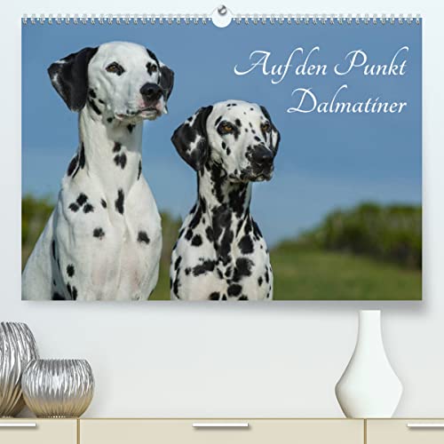Auf den Punkt - Dalmatiner (hochwertiger Premium Wandkalender 2024 DIN A2 quer), Kunstdruck in Hochglanz von CALVENDO