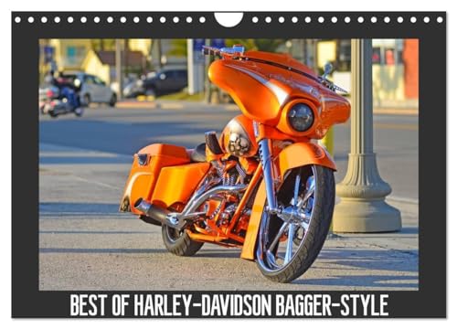 BEST OF HARLEY-DAVIDSON BAGGER-STYLE (Wandkalender 2025 DIN A4 quer), CALVENDO Monatskalender: Best of Harley-Davidson Bagger Style auf der Daytona Bike-Week in den USA / Florida (CALVENDO Hobbys) von CALVENDO