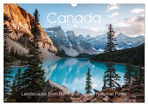 Canada - Landscapes from Banff and Jasper National parks (Wandkalender 2024 DIN A3 quer), CALVENDO Monatskalender von CALVENDO