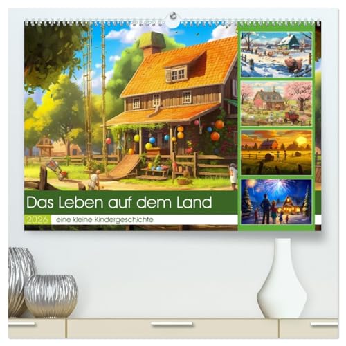 Das Leben auf dem Land (hochwertiger Premium Wandkalender 2026 DIN A2 quer), Kunstdruck in Hochglanz von CALVENDO