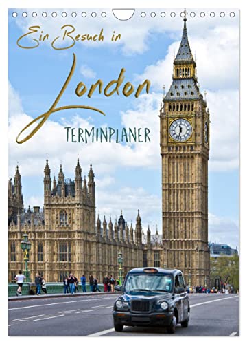 Ein Besuch in London/Terminplaner (Wandkalender 2024 DIN A4 hoch), CALVENDO Monatskalender von CALVENDO