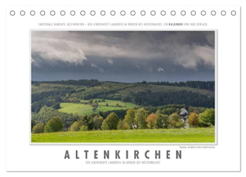 Emotionale Momente: Altenkirchen - der lebenswerte Landkreis im Norden des Westerwaldes. (Tischkalender 2024 DIN A5 quer), CALVENDO Monatskalender von CALVENDO