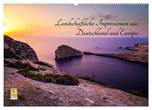 Landschaftliche Impressionen aus Deutschland und Europa (Wandkalender 2024 DIN A2 quer), CALVENDO Monatskalender von CALVENDO