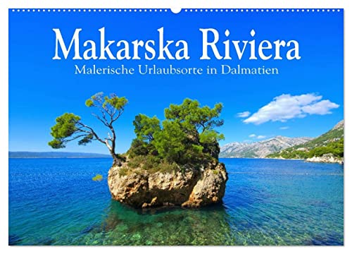 Makarska Riviera - Malerische Urlaubsorte in Dalmatien (Wandkalender 2024 DIN A2 quer), CALVENDO Monatskalender von CALVENDO