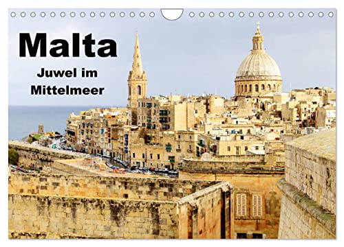 Malta - Juwel im Mittelmeer (Wandkalender 2024 DIN A4 quer), CALVENDO Monatskalender von CALVENDO