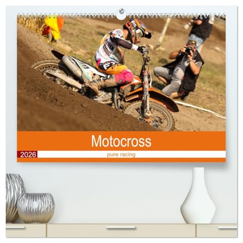 Motocross 2026 (hochwertiger Premium Wandkalender 2026 DIN A2 quer), Kunstdruck in Hochglanz von CALVENDO
